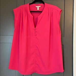 Pink Sleeveless Women's Top